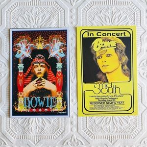Bowie Mini Poster Cards 2 ct
